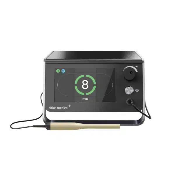 système de localisation magnétique tumeur Sirius Pintuition avec détecteur et sonde peropératoire